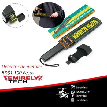 Scaner detector de armas fuego metal scaner profesional
