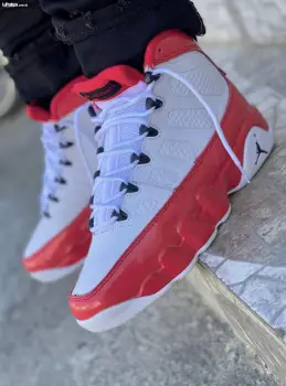 Tenis jordan retro 9 gym red white 2023