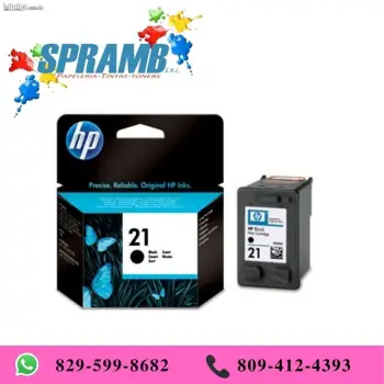 Cartucho de tinta hp 21 negro