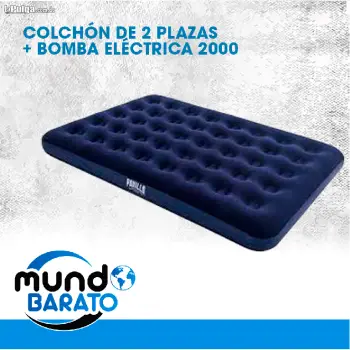 Colchon inflable intex  bomba inflador electrico cama de aire portati