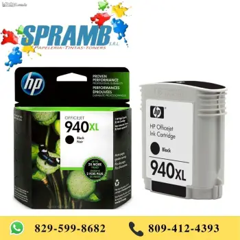 Cartucho de tinta hp 940xl - negro - original -