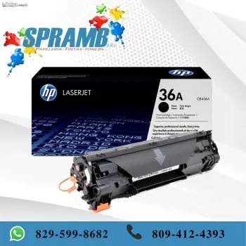 Toner hp 36a negro para laserjet