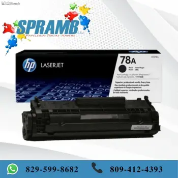 Toner hp  78a negro para laserjet