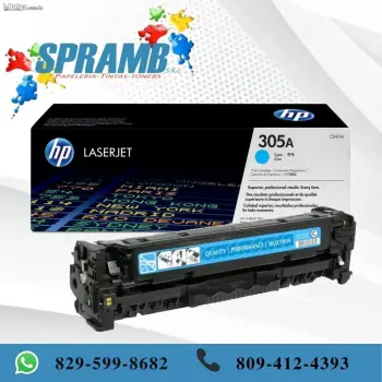 Toner hp 305a azul para laserjet