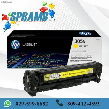 Toner hp  305a  amarillo para laserjet