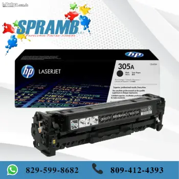 Toner hp  305a negro para laserjet