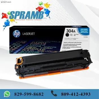 Toner hp  304a negro para laserjet