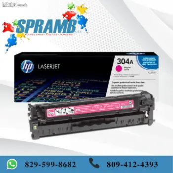 Toner hp  304a magenta para laserjet