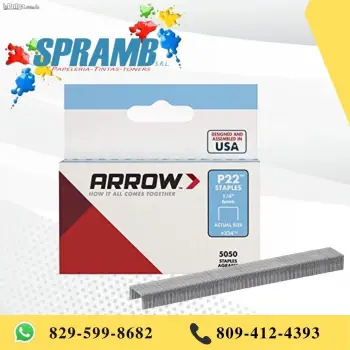 Arrow utilizar con p-22  grapadora 1/4 in