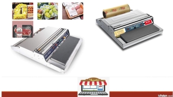 Rapiadora empacadora de embutidos y alimentos de acero inoxidable