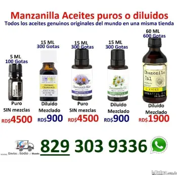 Aceite esencial de manzanilla puro genuino chamomile