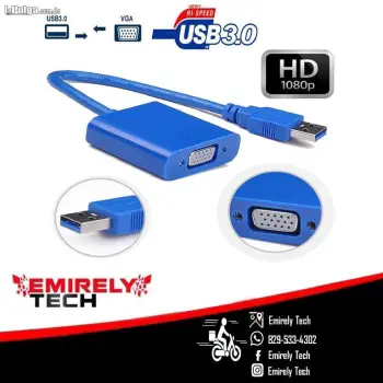 Cable adaptador usb a vga 3.0