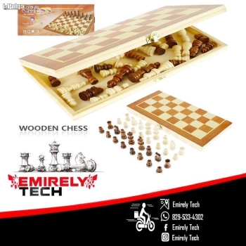 Ajedrez de alta calidad juego de mesa madera