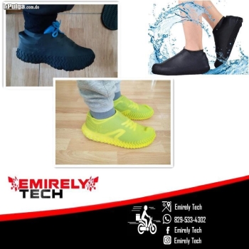 Cubiertas de silicona impermeables para zapatos fundas para lluvia