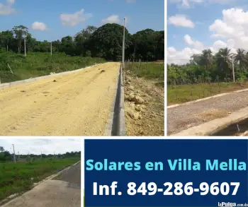 Solares en villa mella construya su casa