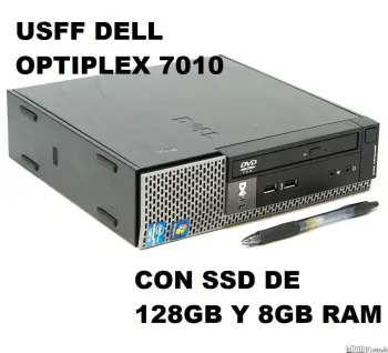 Micro cpu dell optiplex 7010 i3 3.3ghz x 2 8gb dvd 128gb ssd 11500 