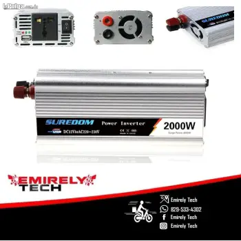 Inversor inversol portátil cargador de carro power inverter 2000