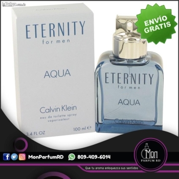 Perfume eternity aqua caballeros by calvin klein. original