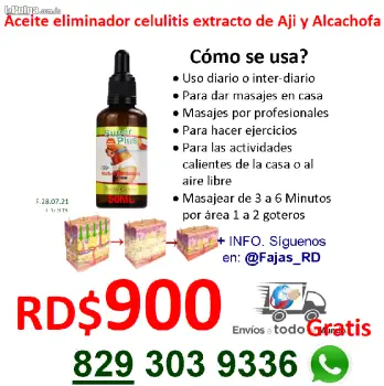 Aceite extracto para masajes y eliminación de celulitis y piernas dur