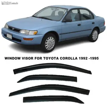 Viseras corolla 1992 2000 toyota visor de sol lateral