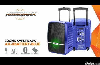 Bocina audiomax de 8 recargable