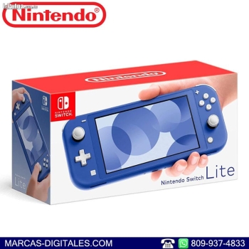 Nintendo switch lite azul marino consola de videojuegos portatil