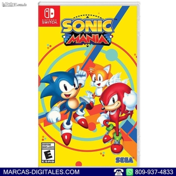 Sonic mania juego para nintendo switch