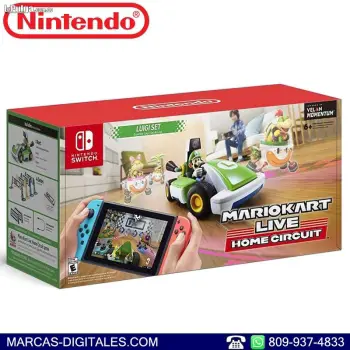 Nintendo mario kart live home circuit luigi set para nintendo switch