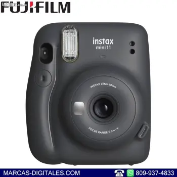 Fujifilm instax mini 11 color negro camara de fotos instantaneas