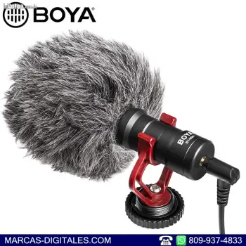 Boya by mm1 microfono unidireccional cardioide para camaras