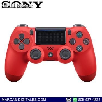 Sony dualshock 4 control color rojo magna para playstation 4 ps4