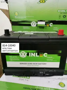 Bateria sellada de carro n70l 70ah