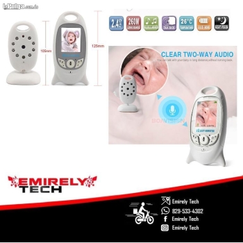 Monitor para bebe digital inalámbrico babyphone camara para bebe visi