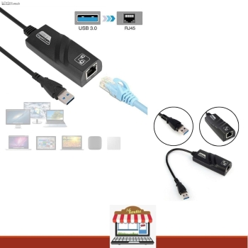 Usb 3.0 a 10/100/1000 gigabit rj45 ethernet lan adaptador de red 1000m