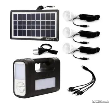Lámpara solar portátil