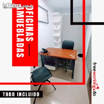 Alquiler de oficinas todo incluido - plaza naco