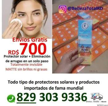 Filtro solar para la piel para eliminar manchas matte sin brillos