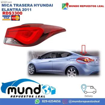 Mica trasera hyundai elantra 2011