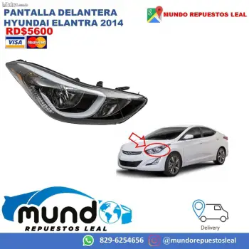 Pantalla delantera hyundai elantra 2014