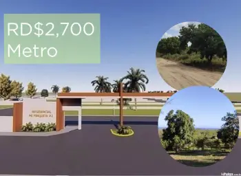 Solares en venta metro por 2.700 san cristobal