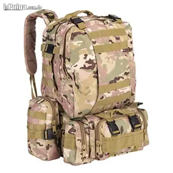 Mochila morral bulto militar tactica camping grande xxl camuflajeada s