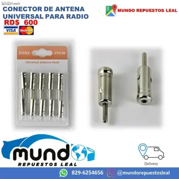 Conector de antena de radio universal