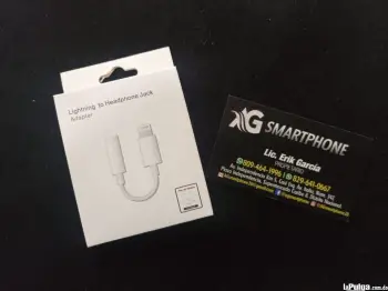 Adaptador auxiliar para iphone 7 hasta 12 pro max