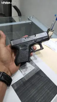 Pistola glock 26 tercera generacion nunca pintada tramiste incluidos.