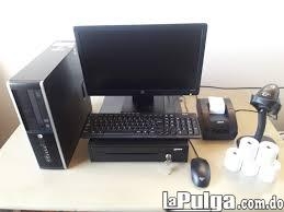 Combo punto de venta pc monitor 17 plano  pistola codigo de barra