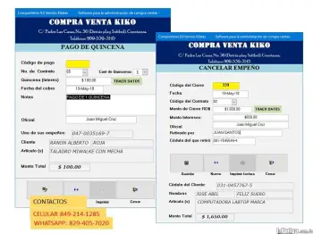 Programas para compraventas casas de empeÑos completo y actualizado