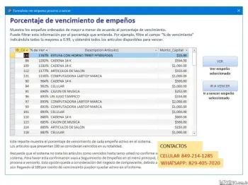 Programa para compraventa e inventario entrenamientos soporte tÉcnic