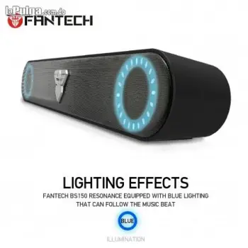 Bocina fantech bs150 resonance barra negra bluetooth