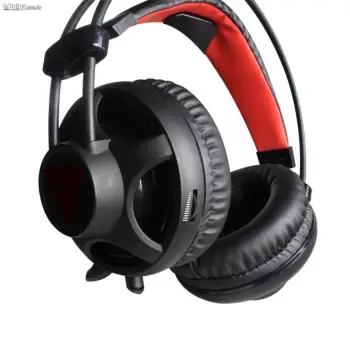 Headset fantech hg13 chief gaming led rojo