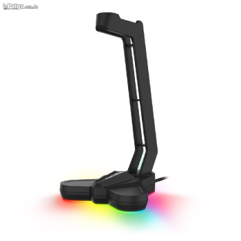 Stand fantech rgb ac3001s para headset negro